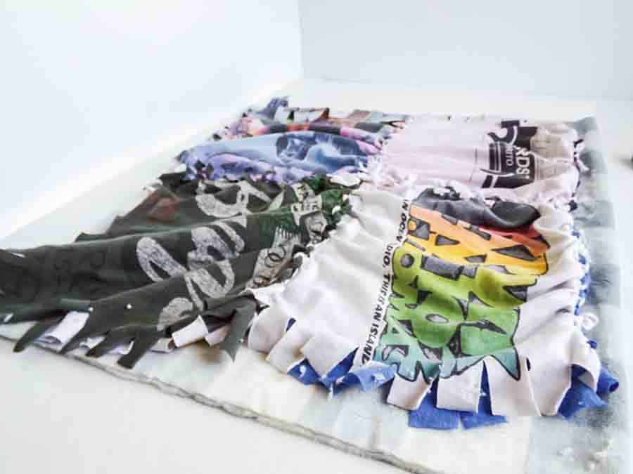 Μετρήστε και κόψτε το fleece